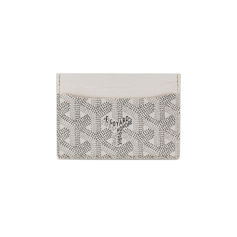 goyard card holder white|goyard saint sulpice card holder.